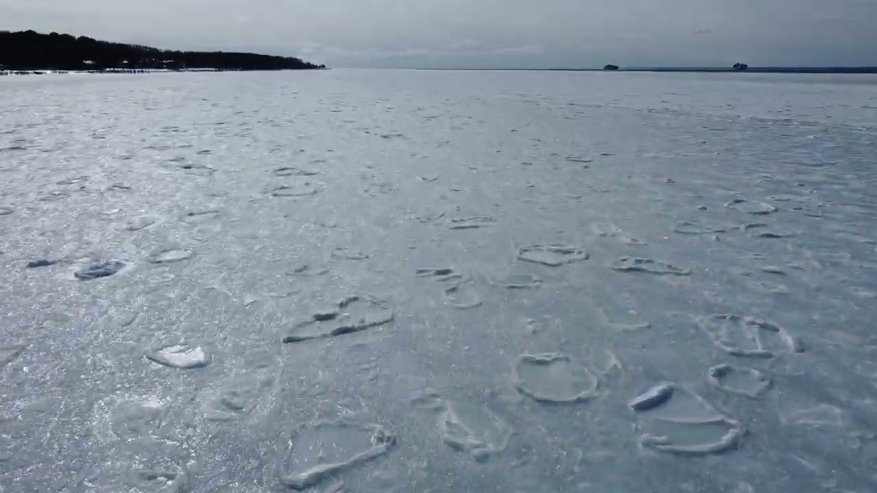 Chesapeake Bay Frozen Ice - Stevensville, Md January 31, 2026