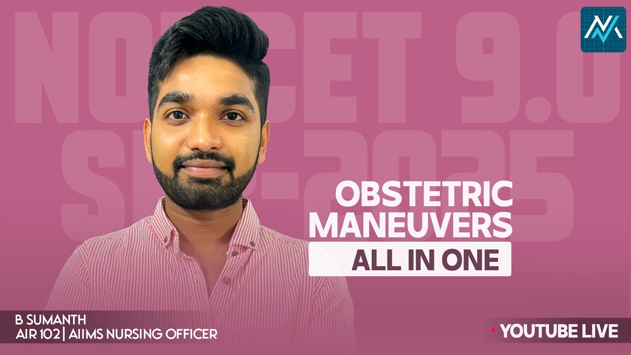 OBSTETRIC MANEUVERS  MUST WATCH  LIVE  DISCUSSION BY SUMANTH