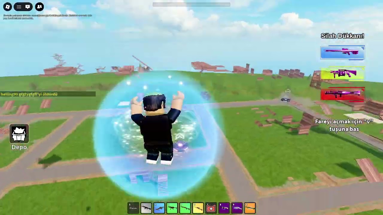 Roblox ta  fortnite'ın  çakmasını oynadım.