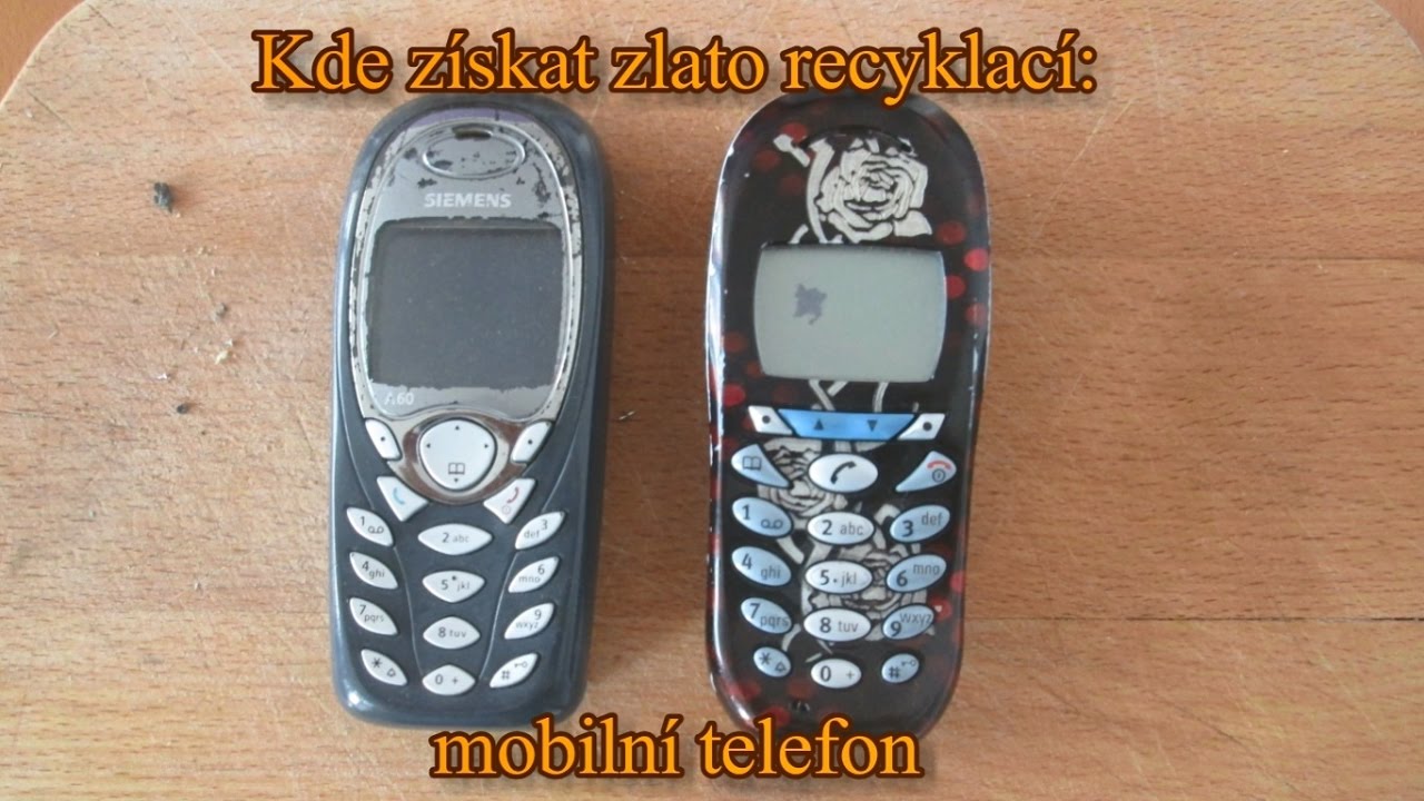 Kde získat zlato, stříbro, paladium a tantal recyklací - mobilní telefon