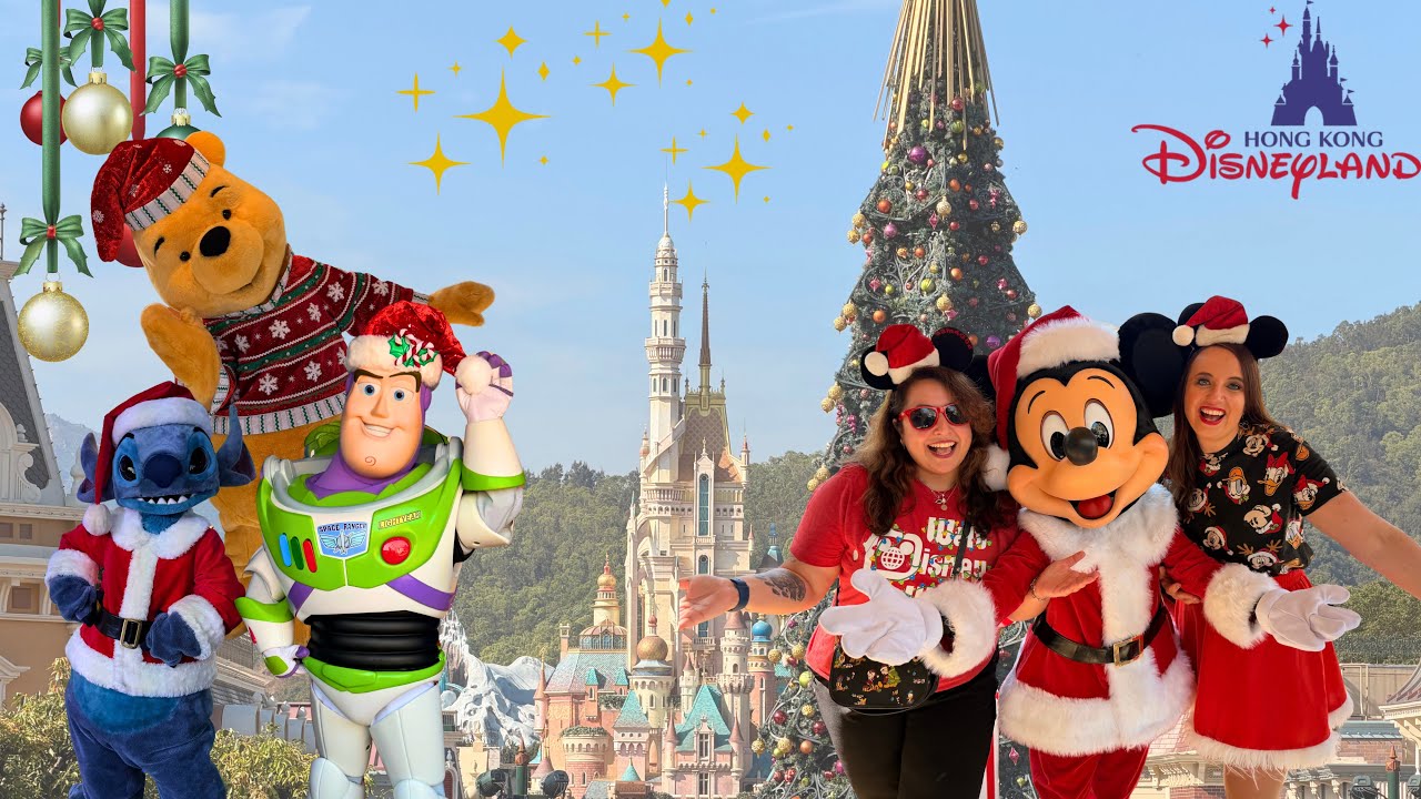 So feiert Hong Kong Disneyland Weihnachten 🎄 XXL Vlog mit allem, was du wissen musst! - Vlog 2025🎅