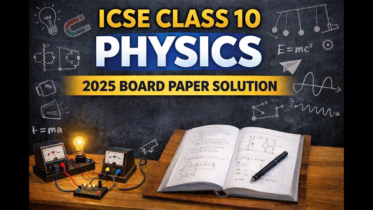 ICSE 2025 Physics CLASS 10 Paper Discussion | Full Board Paper Solution PART A