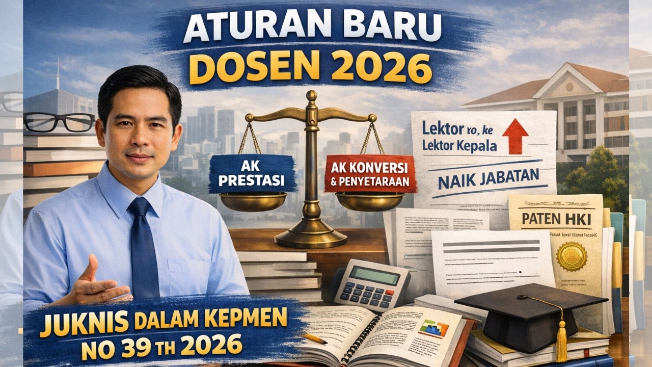 JUKNIS BARU ANGKA KREDIT DOSEN 2026. BEGINI CARA MENGHITING ANGKA KREDIT TERBARU | MIMBAR INTELEK