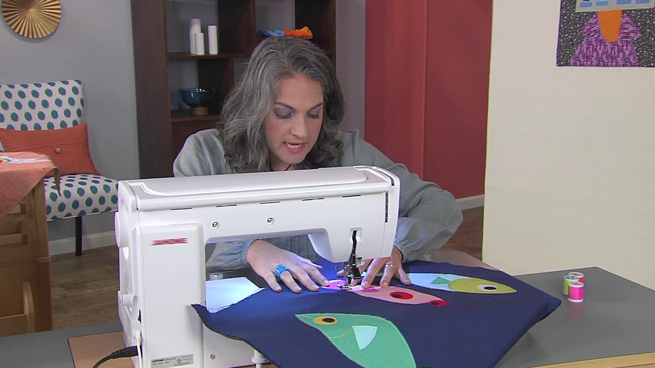 Create cute fish faces on Fresh Quilting with Samarra Khaja (208-1)
