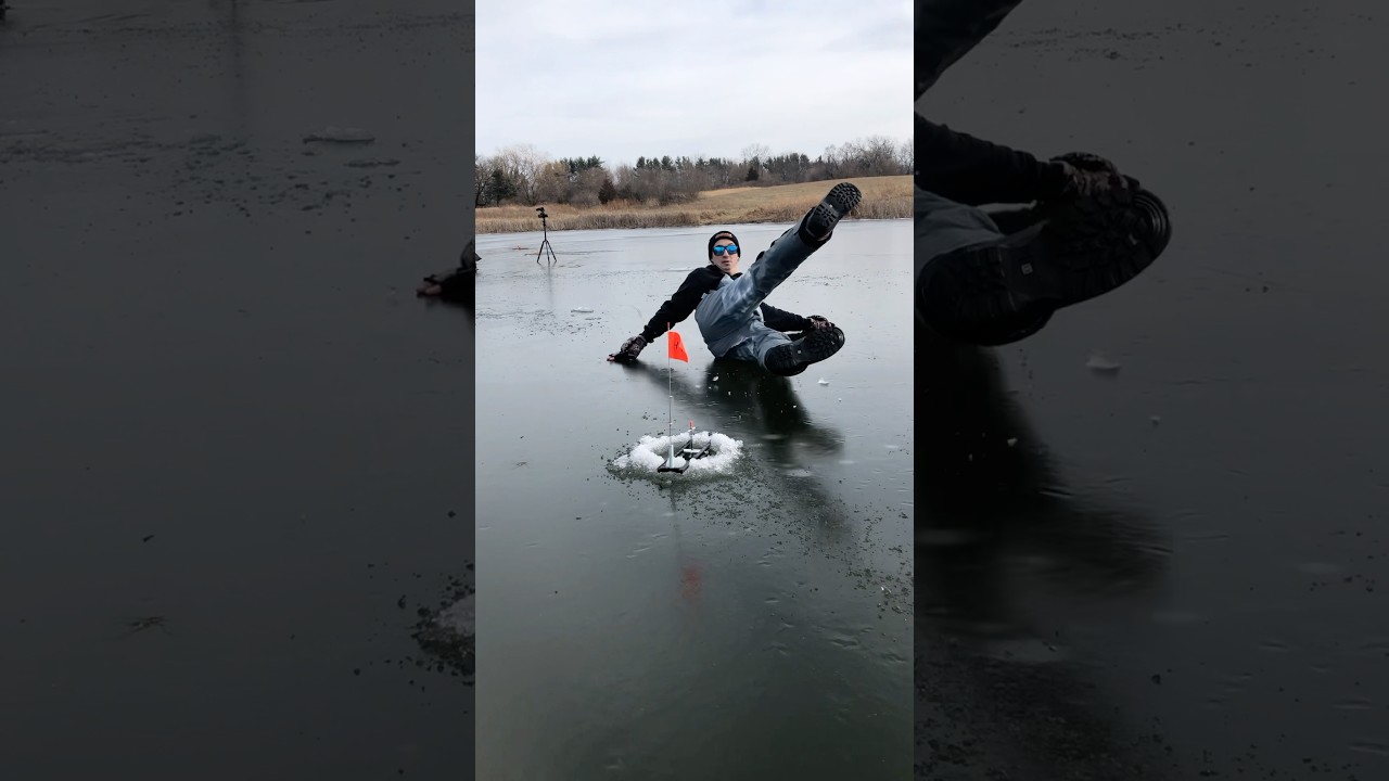 Подледная рыбалка на крупного окуня в Иллинойсе!