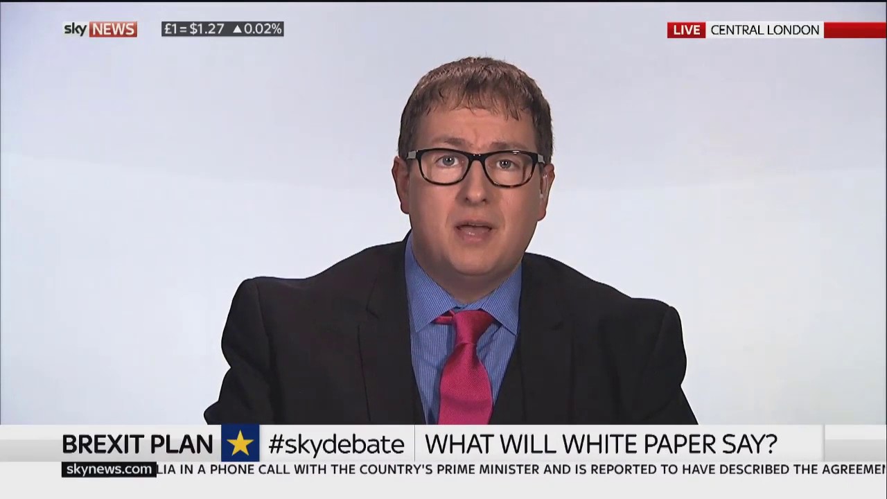 BrexitCentral Editor debates the Mirror's Jason Beattie on Sky News