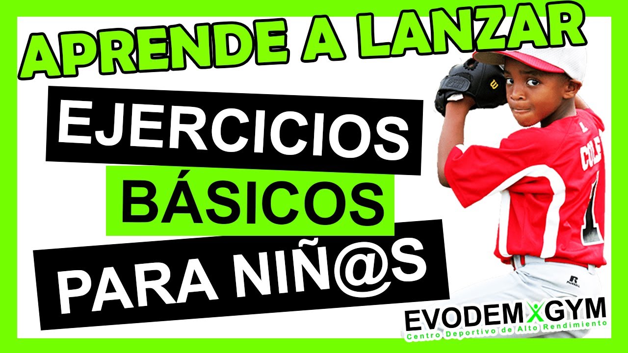 Ejercicios para ENSEÑAR a L@S NIÑ@S a LANZAR LA PELOTA