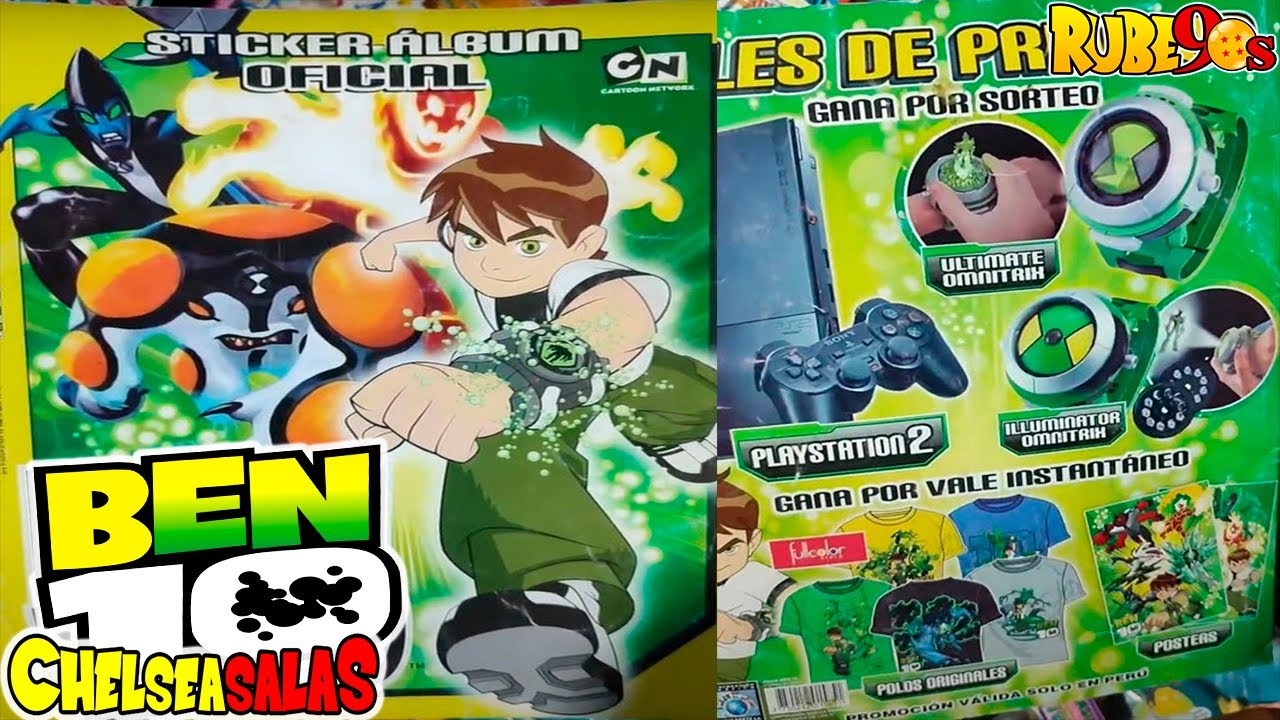Sticker Album Ben 10 Navarrete Peru 2010