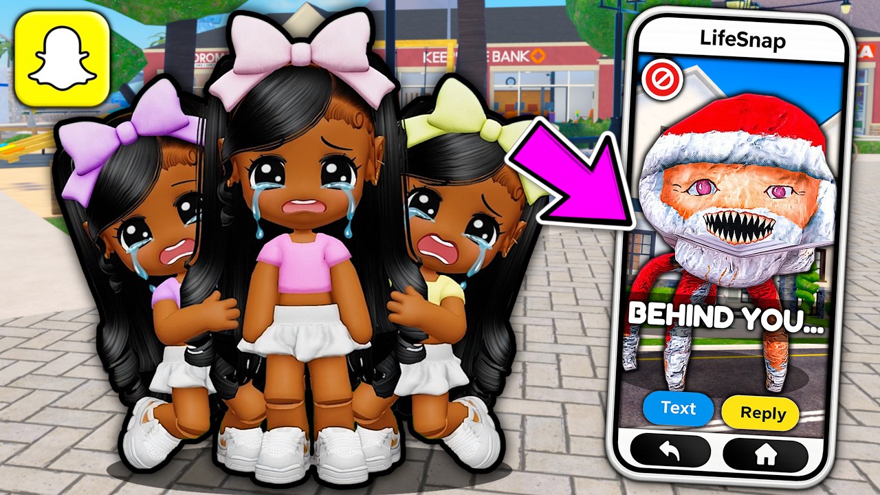 GOO GOO GAGA WON'T STOP SENDING US SNAPCHATS AT 3AM... (Roblox LifeTogether RP)