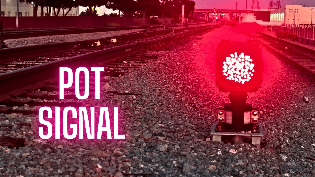 Z Train Flys By the Local - POT Signals and New Railroad Tracks 🎃