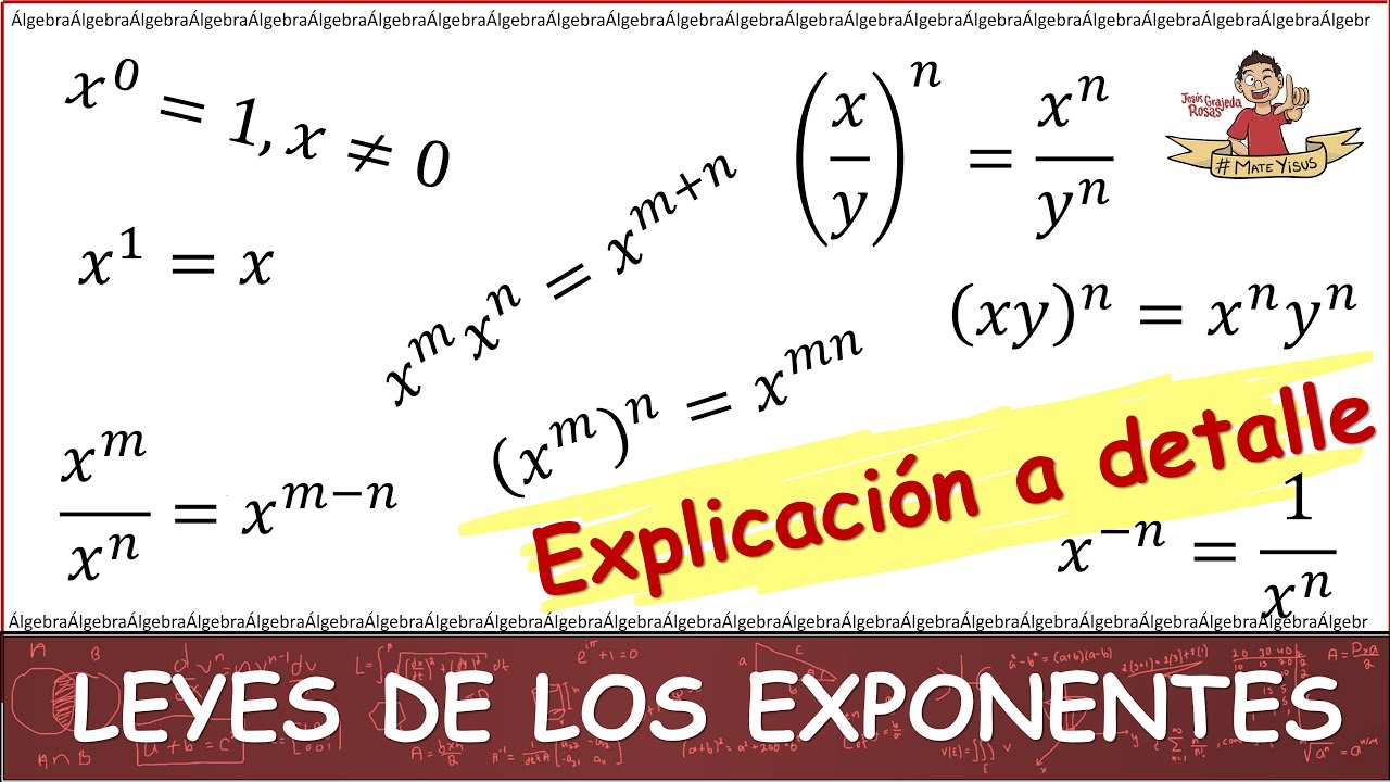 LEYES DE LOS EXPONENTES: CUÁLES SON, CÓMO SE OBTIENEN Y CÓMO SE USAN.