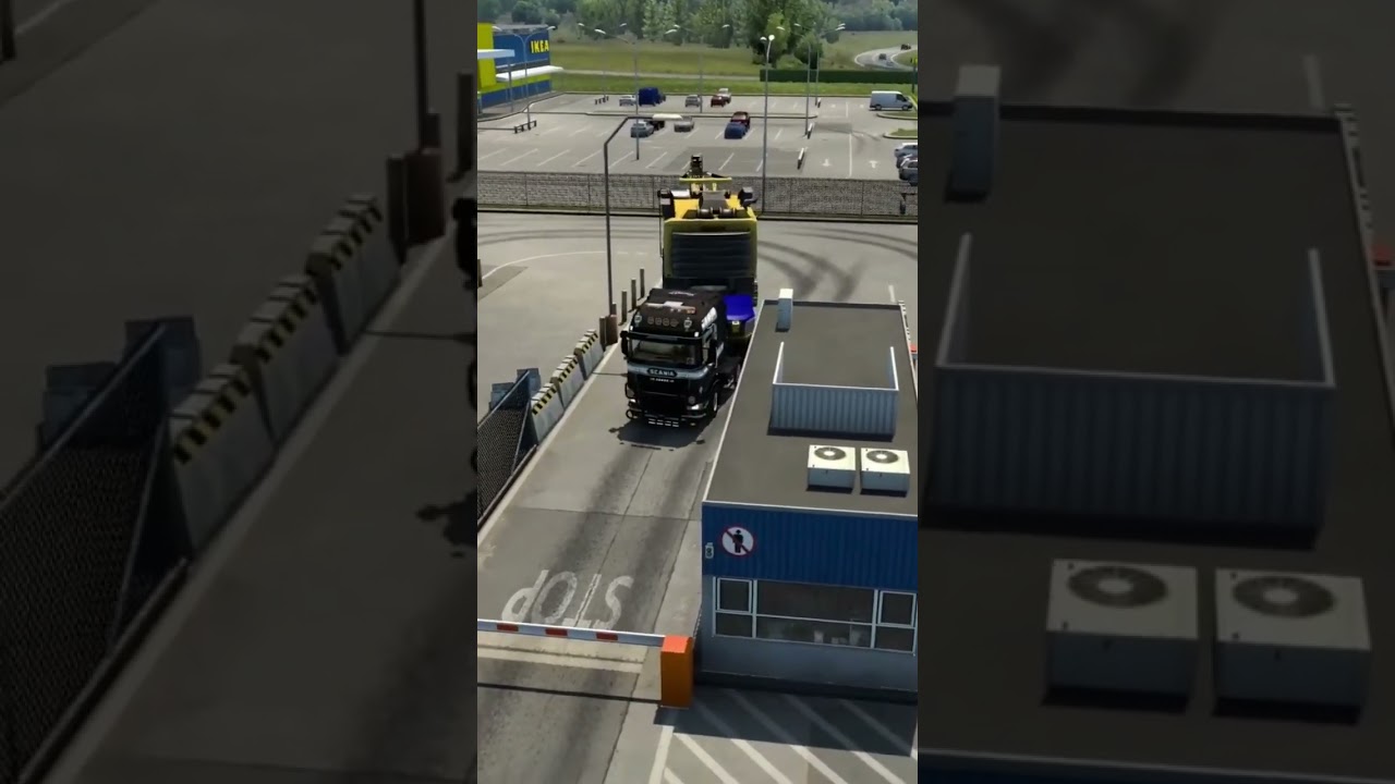 🔴 SCANIA 8X4 R730 OPEN PIPE OVERSIZE LOAD #ets2 #mod #truck #games #scania #v8 #pcgaming