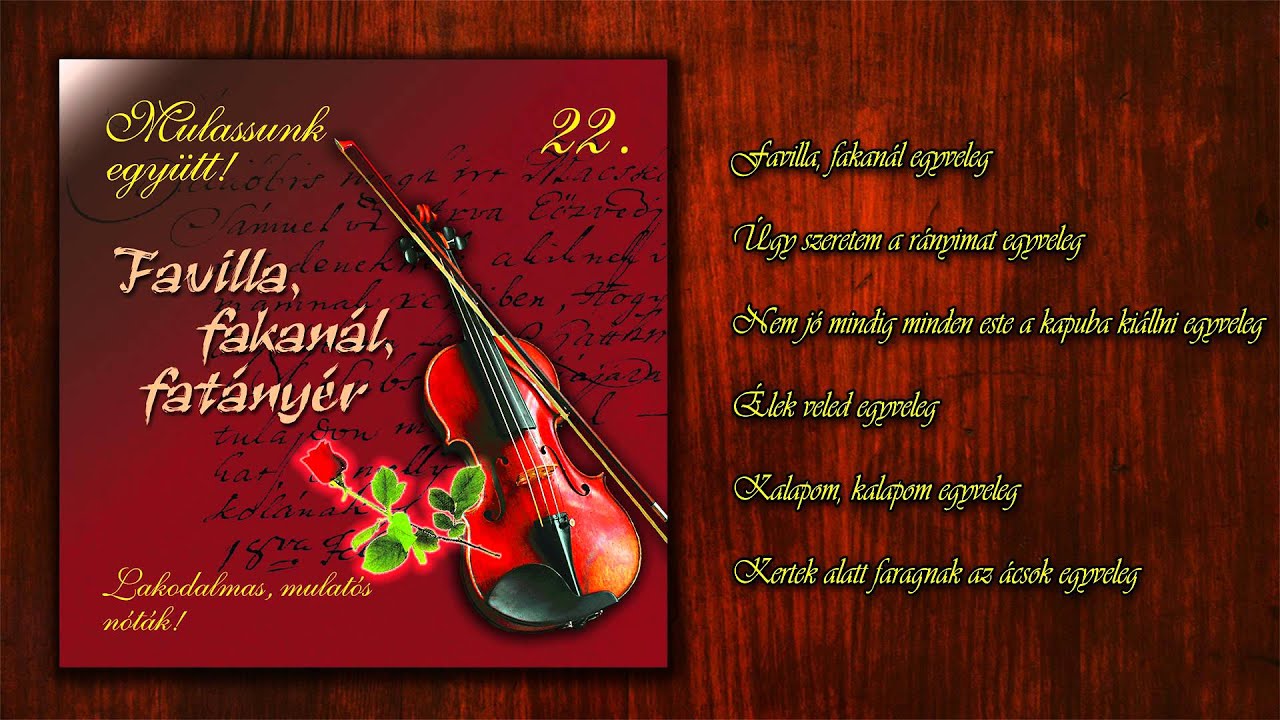 Újvárosi Lakodalmas - Favilla, fakanál, fatányér (teljes album)