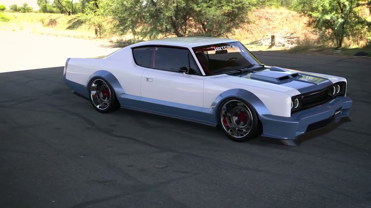 AMC Rebel Machine Digital Restomod Render