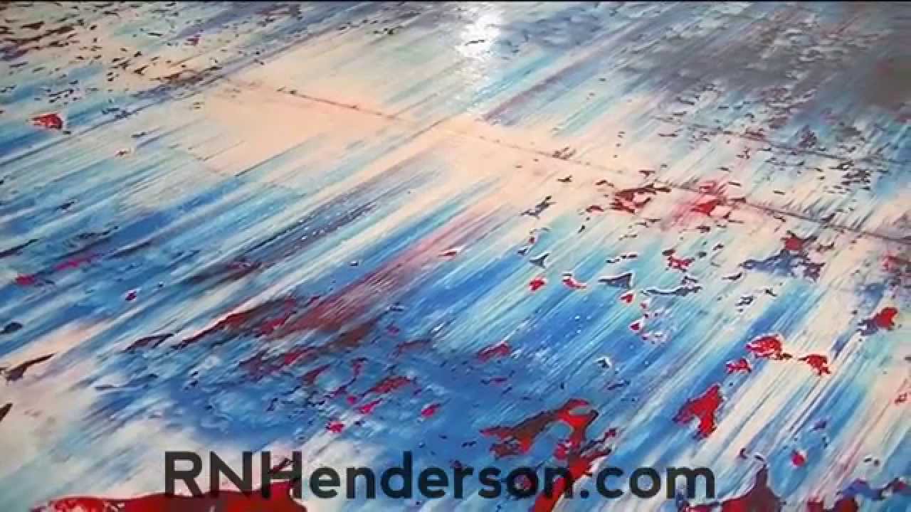 Painting a Large Abstract Oil Painting - Nicky Henderson