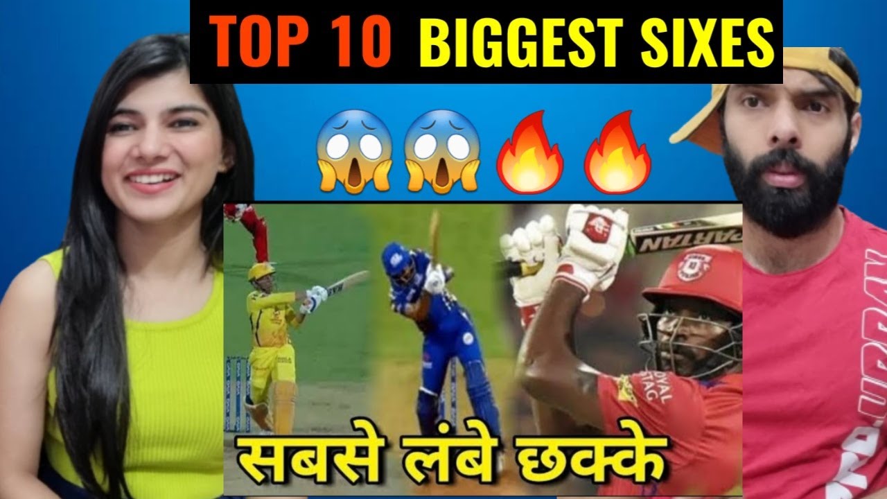 क्रिकेट इतिहास के सबसे लम्बे गगनचुंबी Six|Top 10 longest & biggest Sixes in Cricket history Reaction