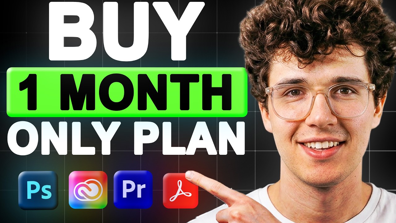 Buy Just One Month Of Adobe Subscription (Full Guide) - Purchase Monthly Subscription