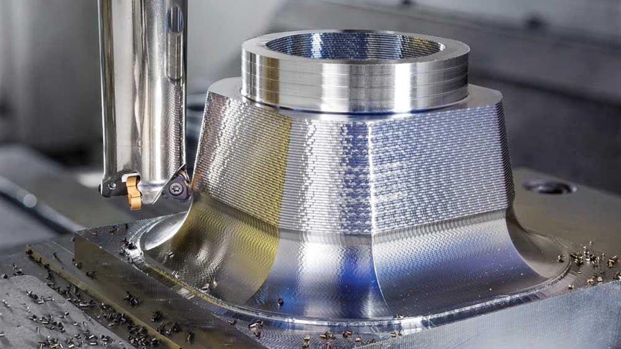 Amazing CNC Machine Milling Working Process Cutting High Speed