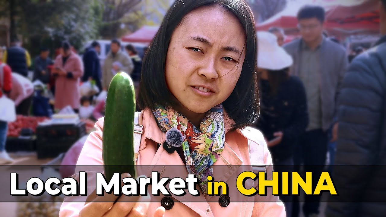 Местный овощной рынок в Китае 🇨🇳 | Цены и повседневная жизнь