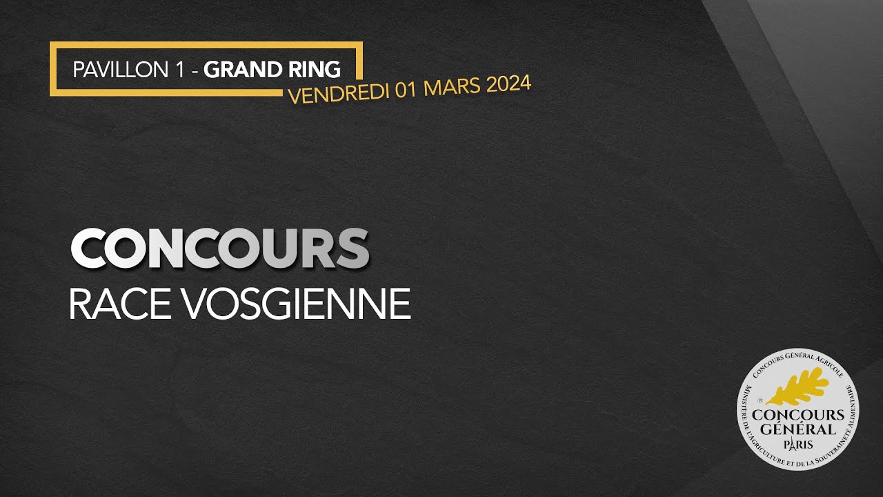 CONCOURS VOSGIENNES 2024