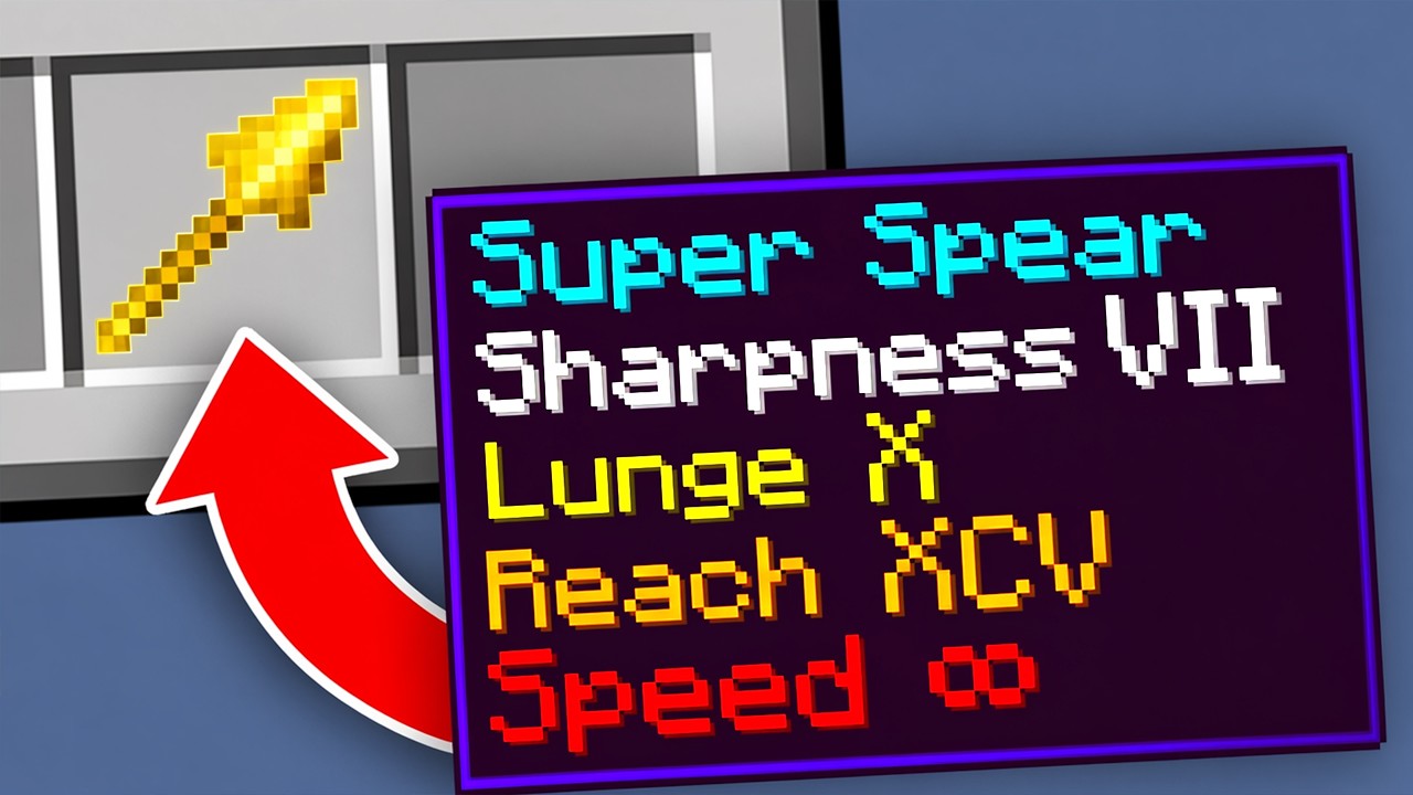 How I Obtained Minecraft's God Spear...!