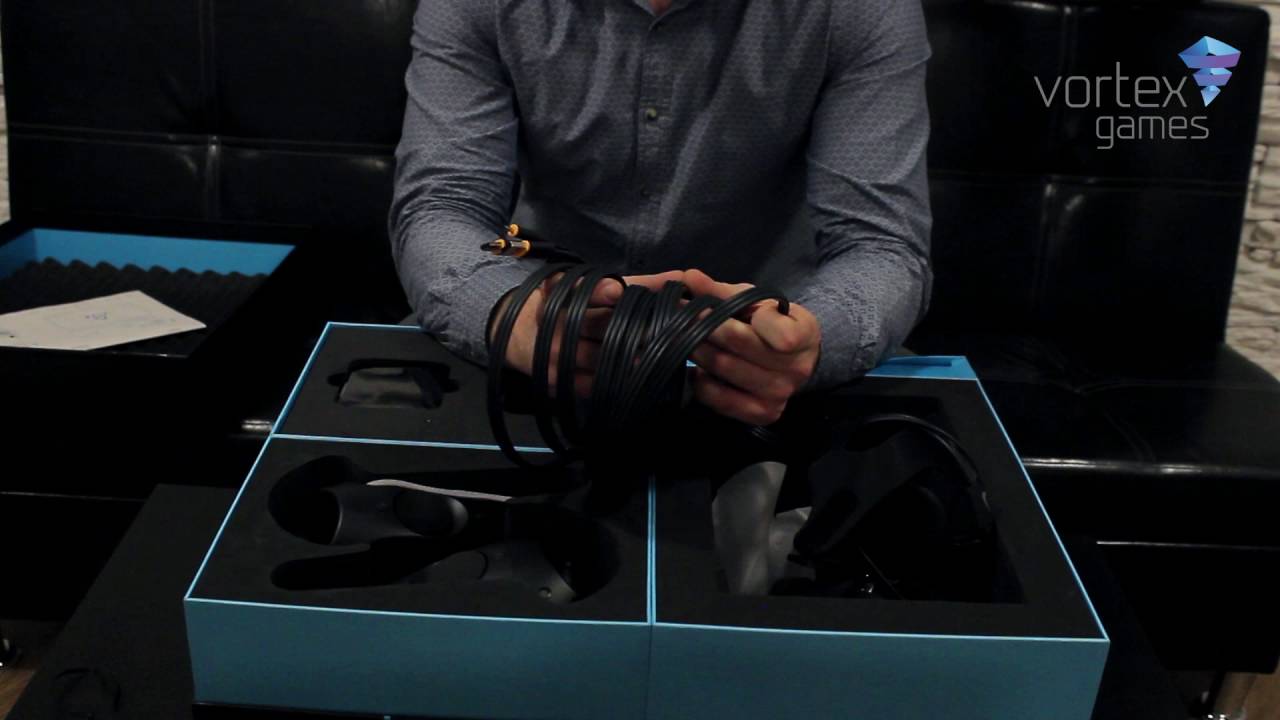 Распаковка и краткий обзор HTC Vive  VR