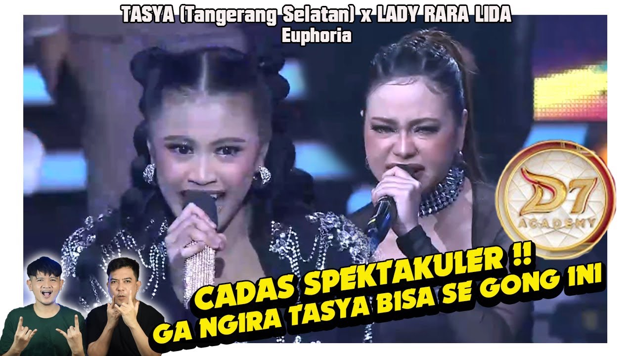 Gong ! Tasya (Tangsel) bisa ngimbangin Lady Rara di lagu Euporia. Bener bener spekta.