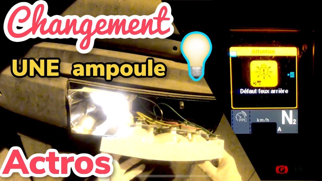تغير مصباح  شاحنة اكتروس  👈💡👉Remplacement d’une ampoule  mercedes actros