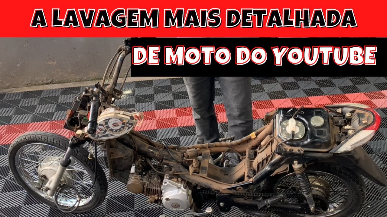 A LAVAGEM ULTRADETALHADA EM UMA HONDA BIZ