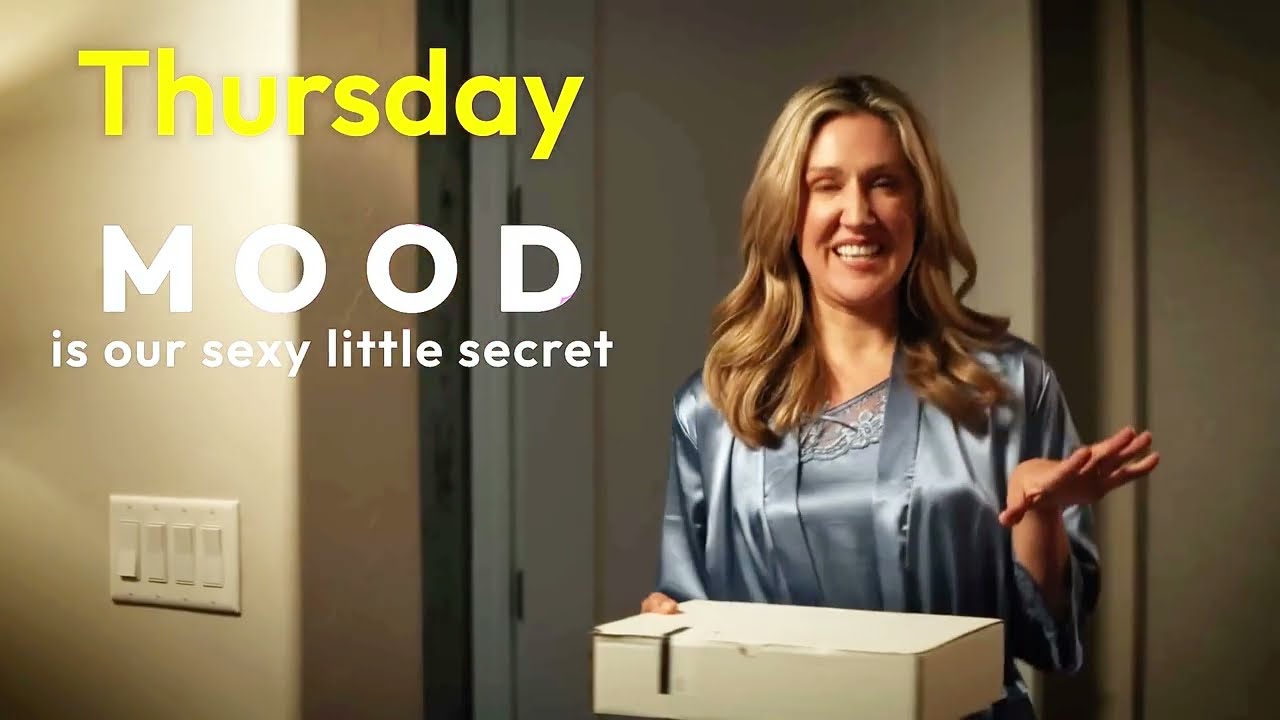 Funny Mood Cannabis Gummies Silk Robe Commercial (Kelly Vrooman)