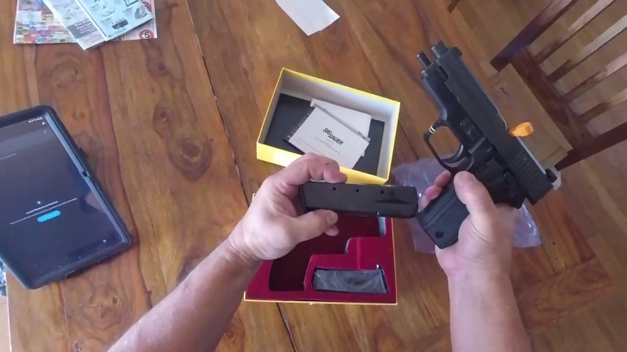 SIG SAUER P226 40TH ANNIVERSARY LTD ED UNBOXING