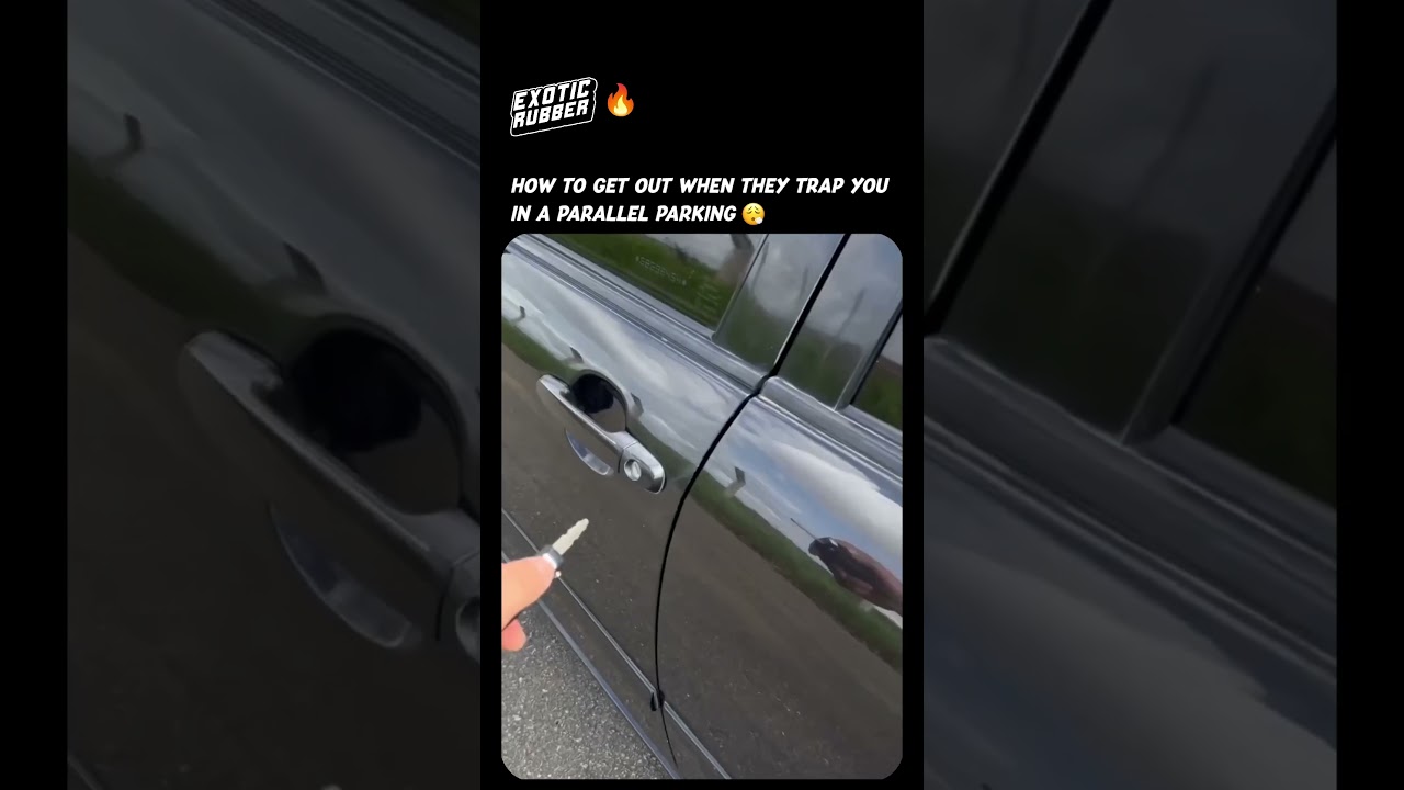 How to get out of a tight parking spot