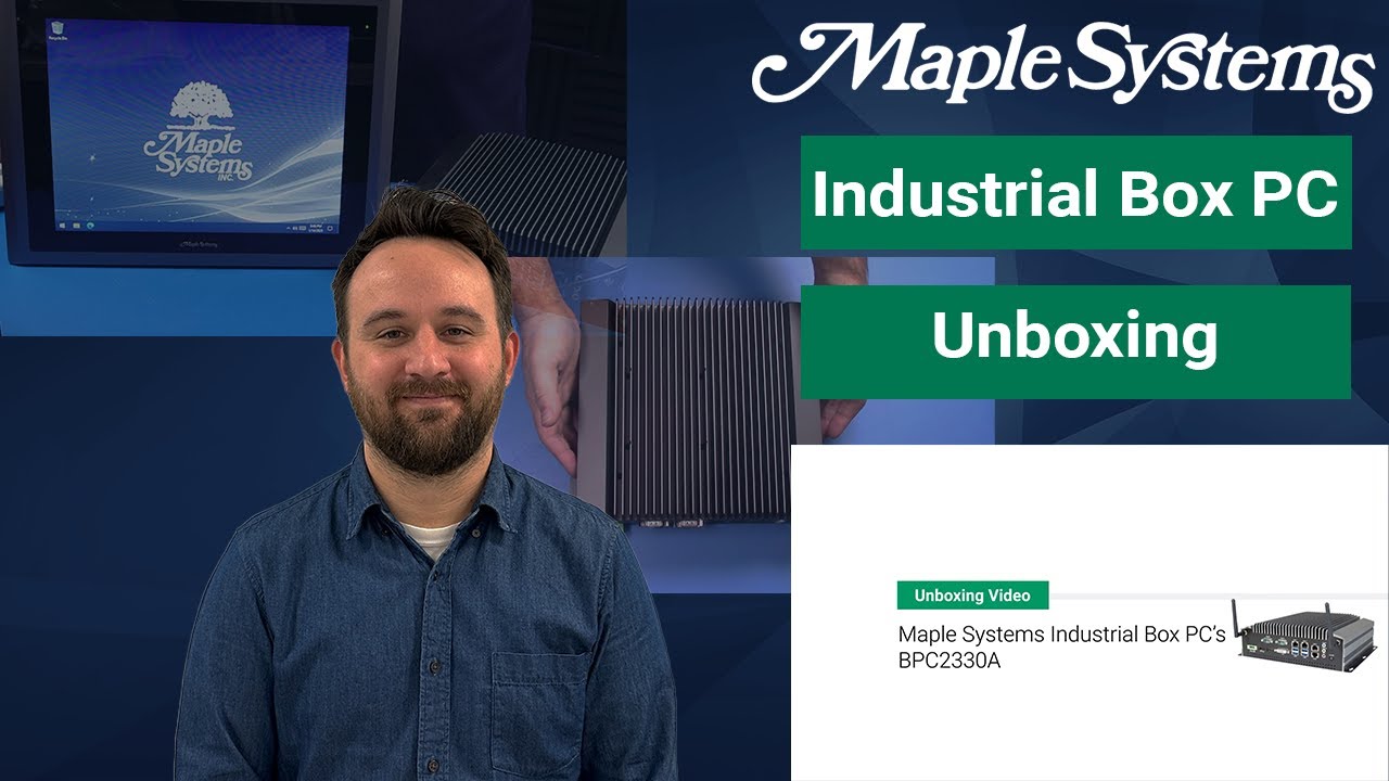 Unboxing a Maple Systems Industrial Box PC - BPC2330A