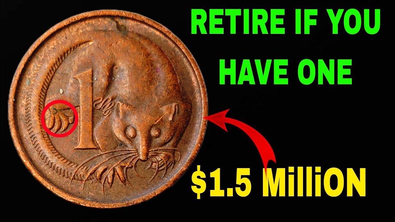 Top 5 UlTRA AUSTRALIAN 1 CENT COiNS WORTH MONEY _ RARE VALUABLE COiNS TO Look For?