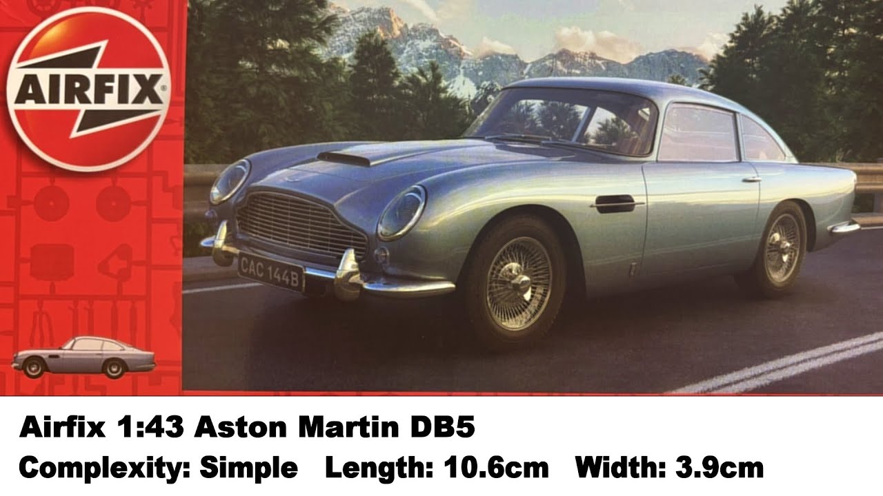 Обзор набора Airfix 1:43 Aston Martin DB5