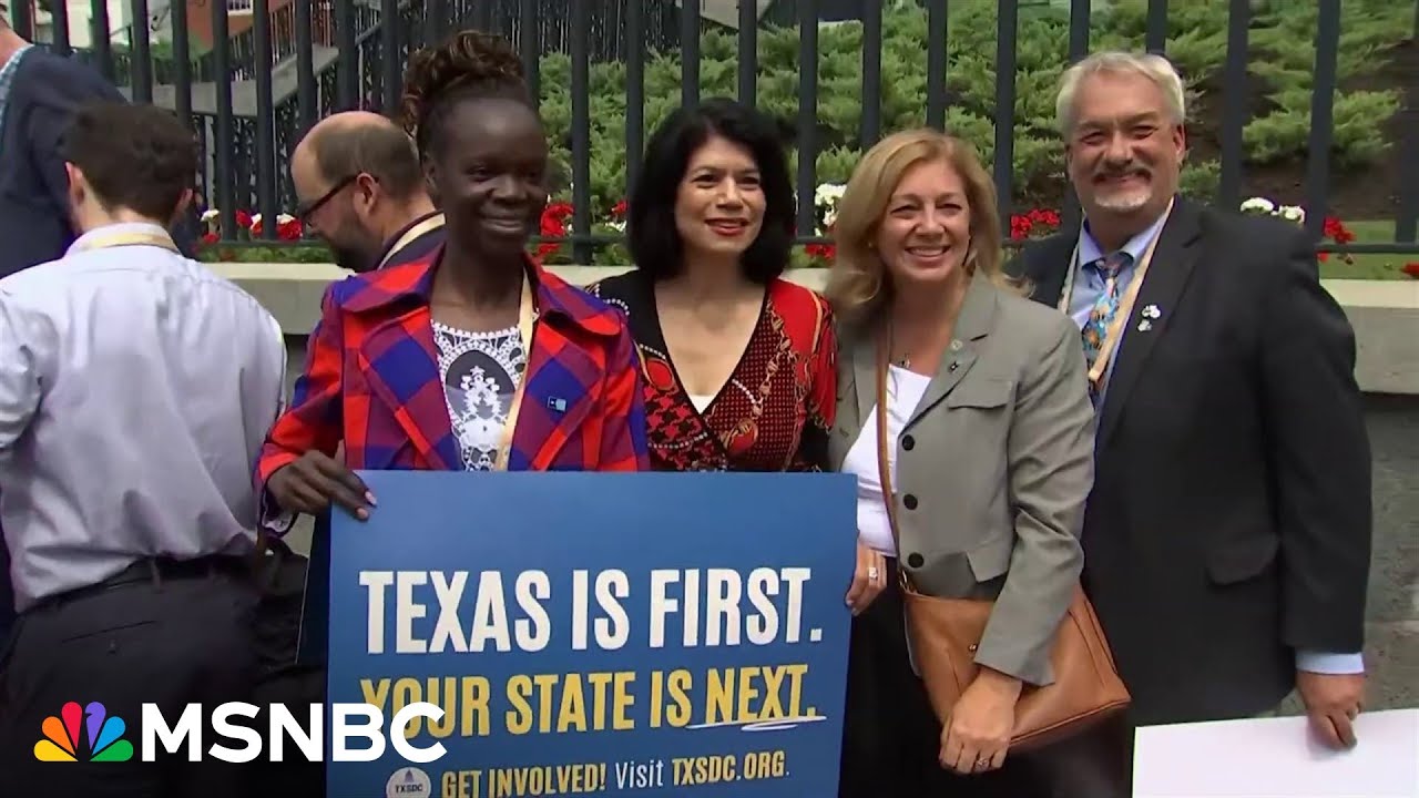Texas Dems SPEAK OUT in Boston on Trump-backed redistricting plan