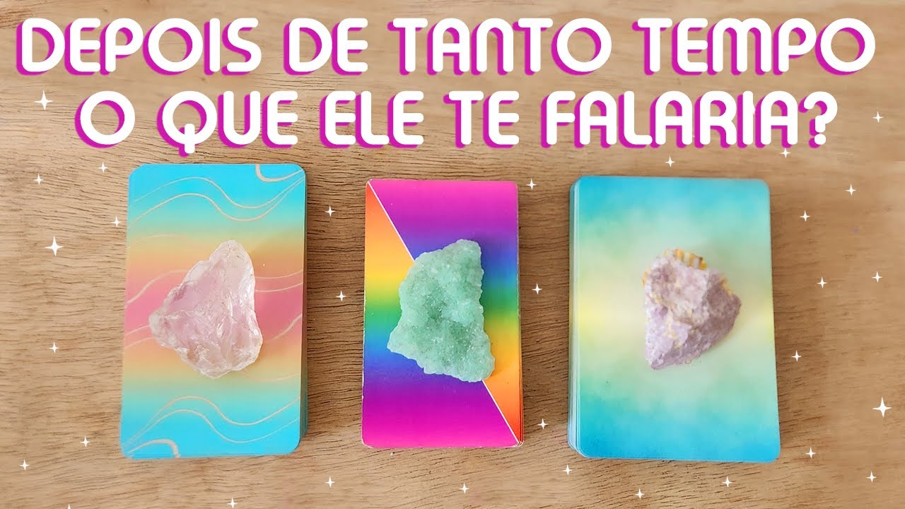 💬 DEPOIS DESSE TEMPO TODO O QUE ELE/ELA TE FALARIA? 💬