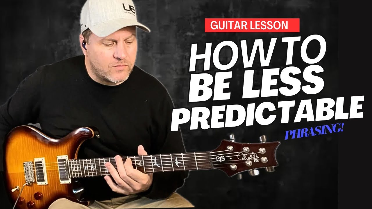 Guitar Lesson - How To Phrase For Less Predictable Improvised Solos. Guitar Daily Ep 286