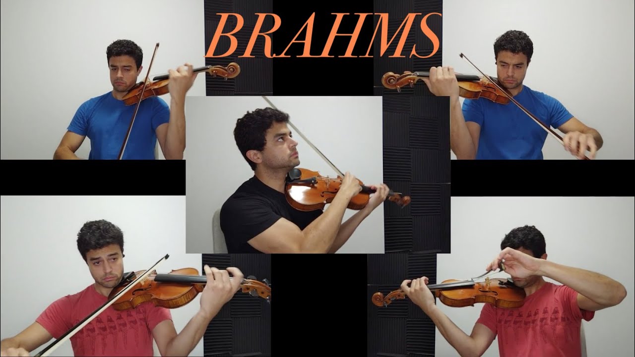 BRAHMS STRING QUINTET op. 111 (excerpt) - arr. VIOLA - Alberto Reguera: violins & violas