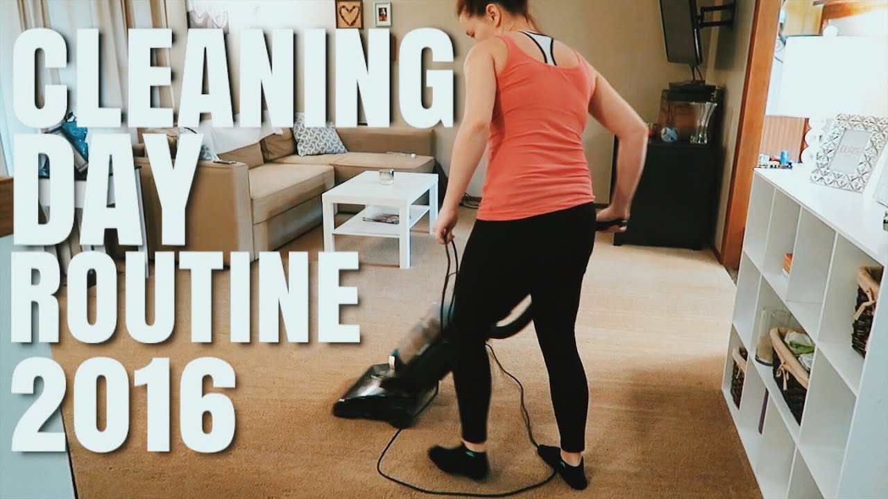 CLEANING DAY ROUTINE! // 2016
