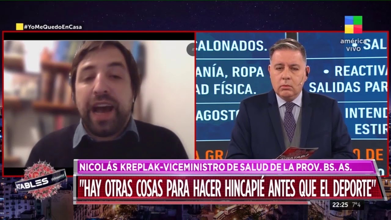 Nicol&aacute;s Kreplak en Intratables (14/07/20)