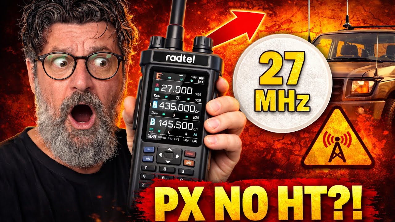 PX para Sobrevivencialistas: Usando o Radtel RT-950 Pro na Faixa de 27 MHz 