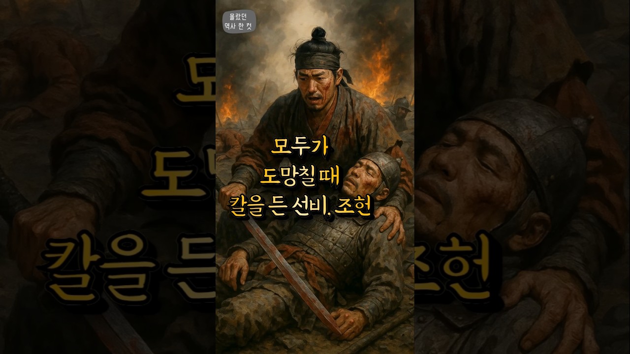 모두가 도망칠 때 칼을 든 선비, 조헌