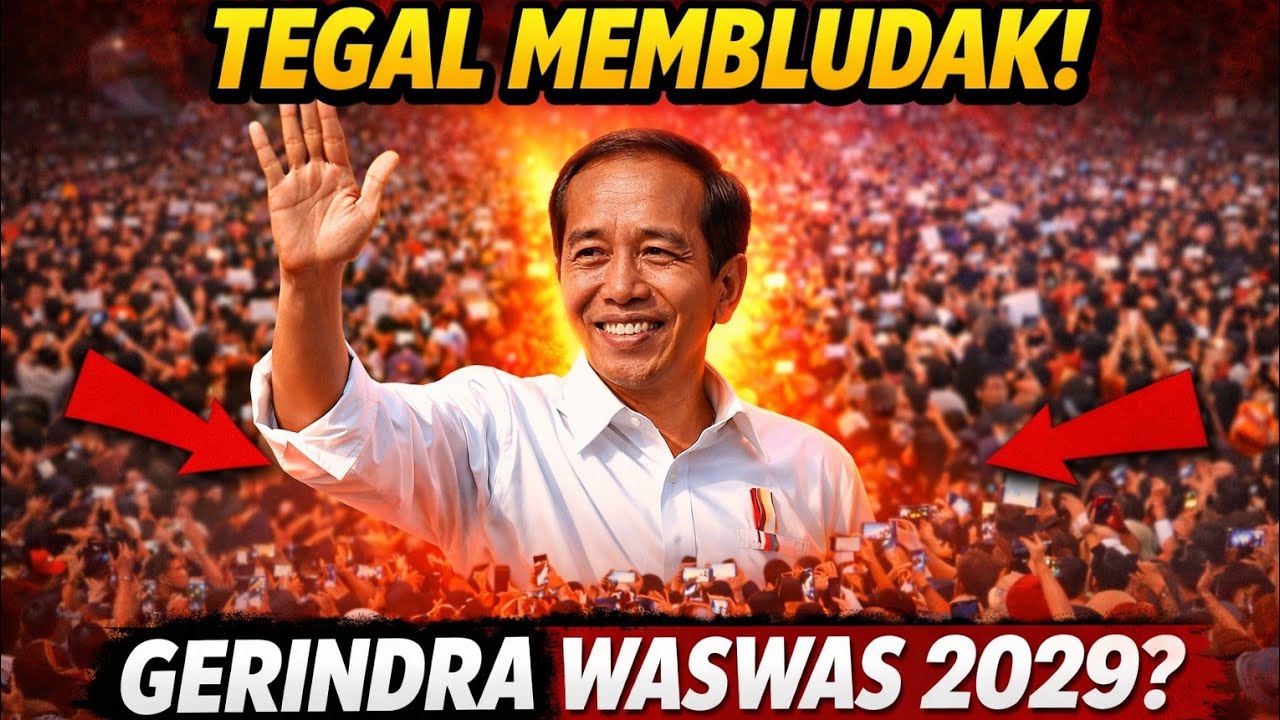 Masa membludak penuhi janji saat dimakasar Tegal titik awal blusukan Jokowi 