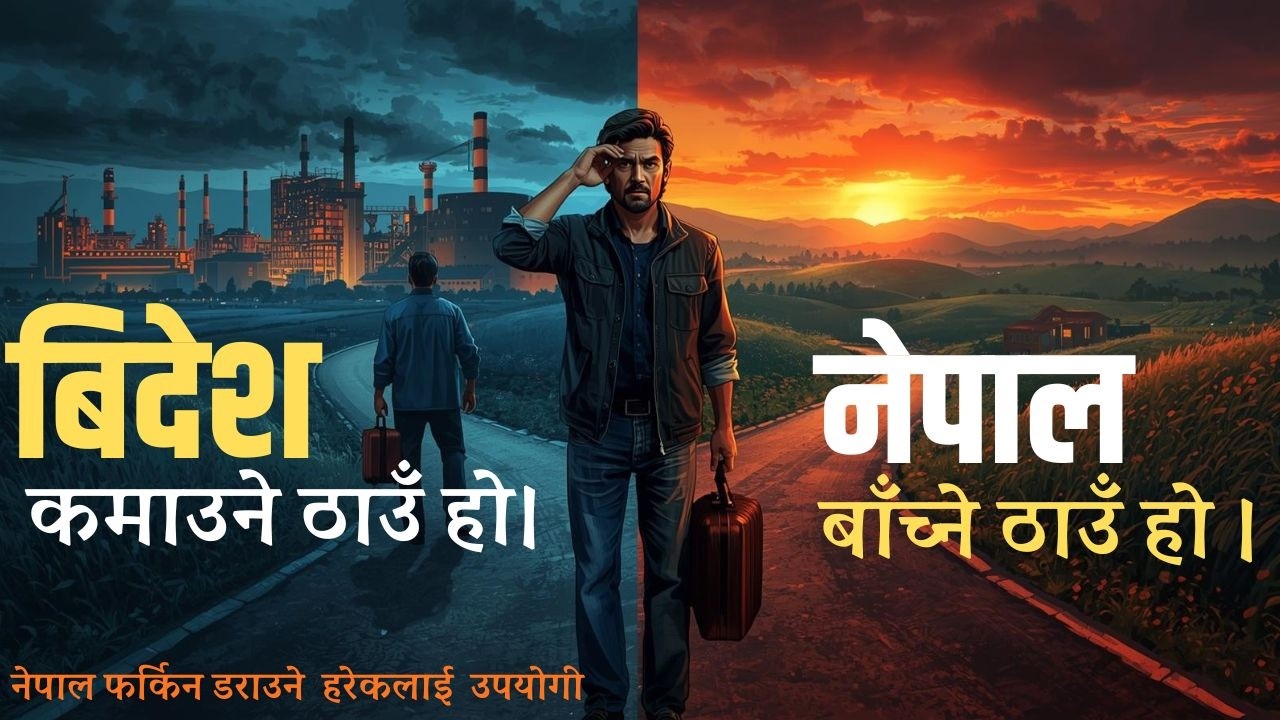 विदेश बस्नु समस्या होइन, निर्णय नगर्नु समस्या हो | Nepali Audio. Money Market Youtube channnel.