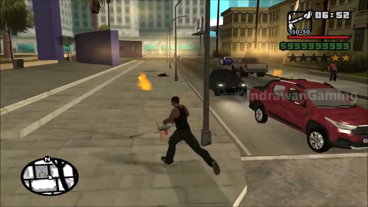 GTA san Andreas - CJ Cooks everyone in Los Santos #3