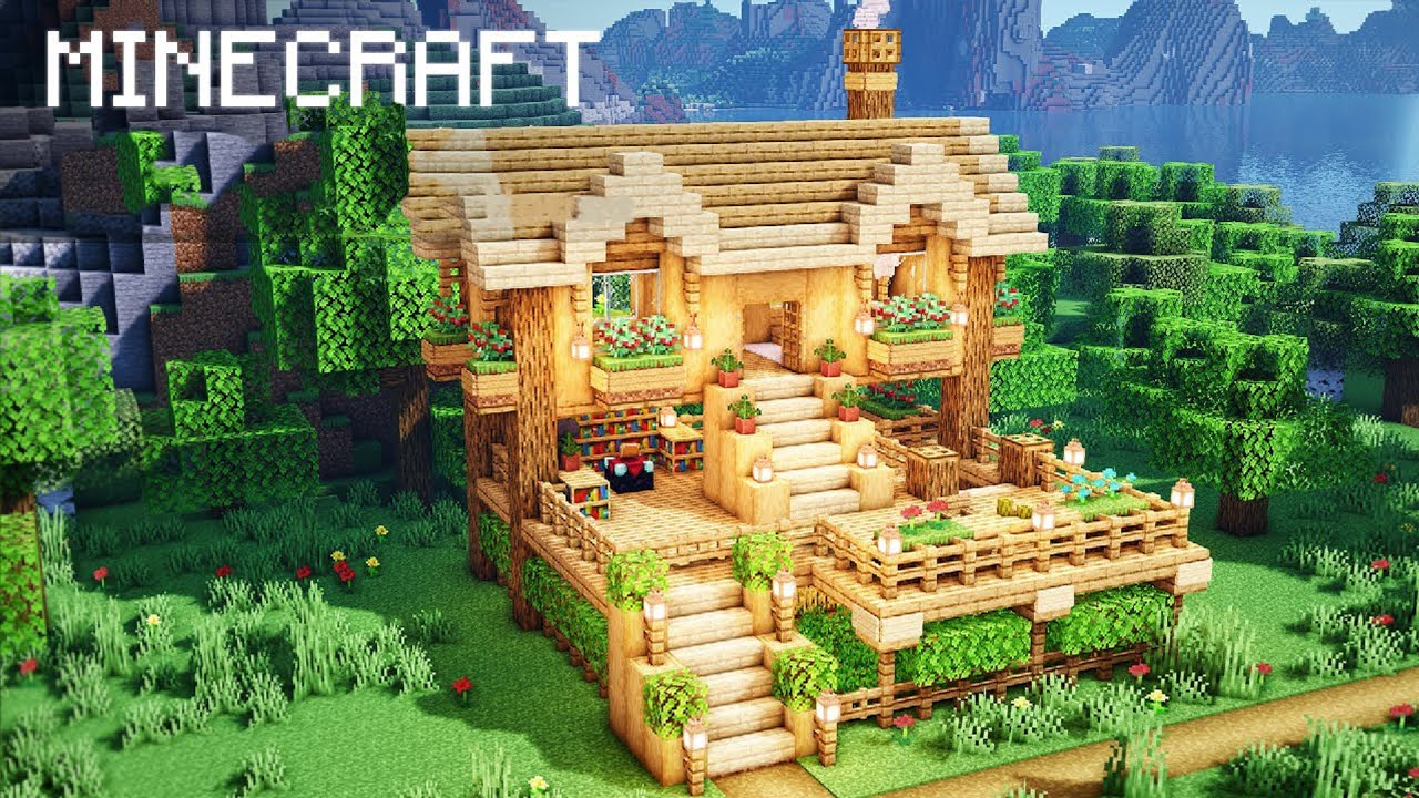 Minecraft Köy Modern Evi Yapımı 🏠