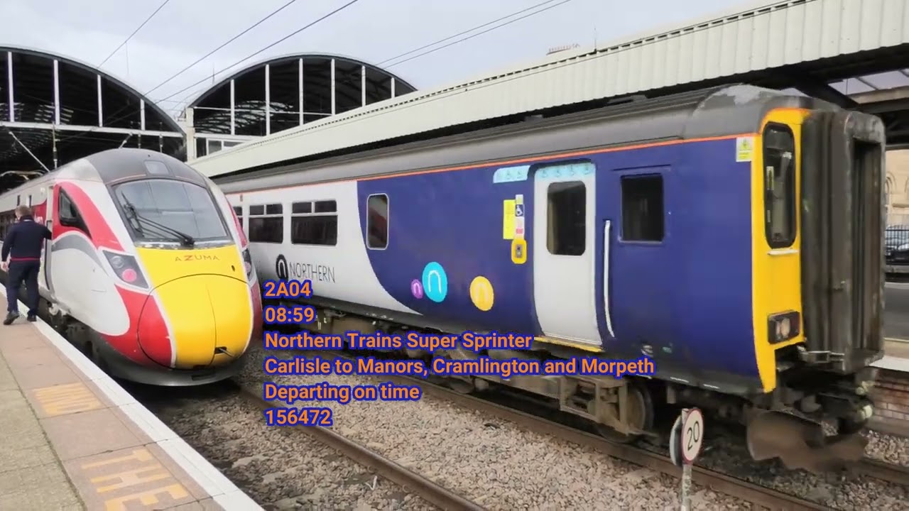 Trains at Newcastle Station and Doncaster Station on Saturday 29/03/25 in Full 4K Ultra HD!