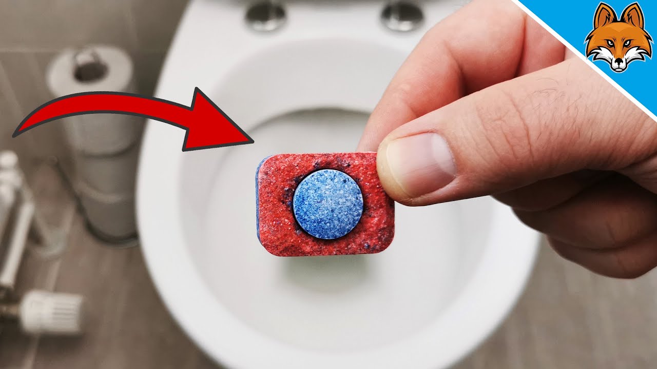 Wirf einen Geschirrspültab in deine Toilette und STAUNE WAS PASSIERT 💥