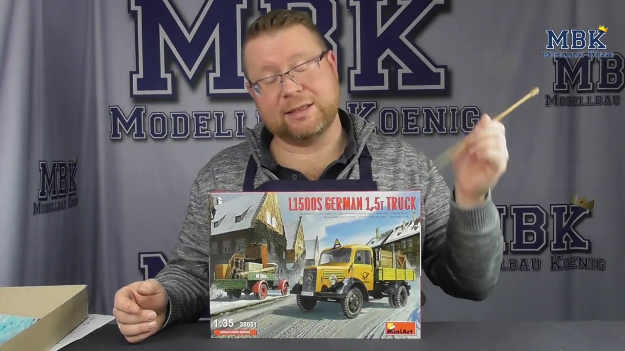 MBK packt aus #391 - 1:35 L1500S German 1,5t truck (Miniart 38051)